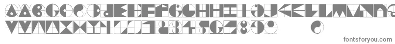 Шрифт Gridriding – серые шрифты