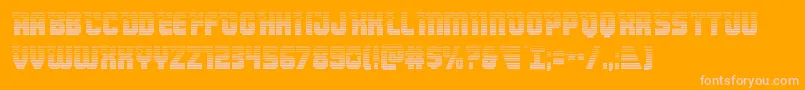 Armyrangersgrad Font – Pink Fonts on Orange Background