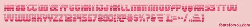 Armyrangersgrad Font – Red Fonts on Pink Background