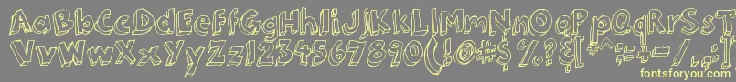 More about 3DumbPro03 Font 3DumbPro03 Font – Yellow Fonts on Gray Background
