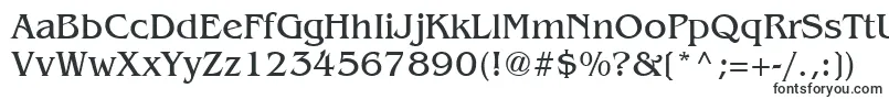 Шрифт BangkokCyr – стандартные шрифты