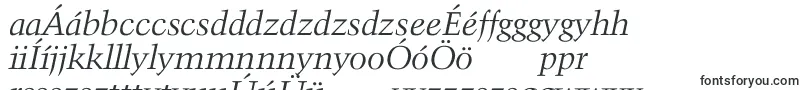 Шрифт ActivaItalic – венгерские шрифты