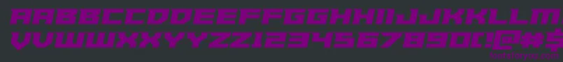 Paladinssemiital Font – Purple Fonts on Black Background