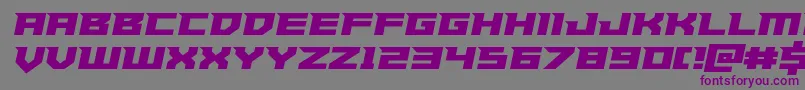 Paladinssemiital Font – Purple Fonts on Gray Background
