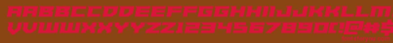 Paladinssemiital Font – Red Fonts on Brown Background