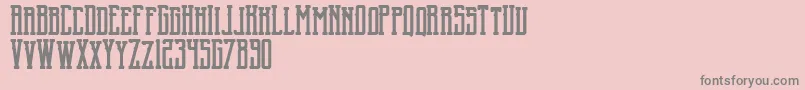 Шрифт BlncRound – серые шрифты на розовом фоне