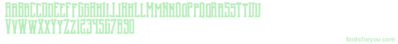 Czcionka BlncRound – zielone czcionki