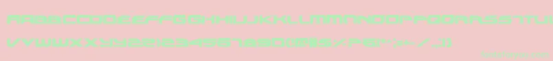 AlexisBold Font – Green Fonts on Pink Background