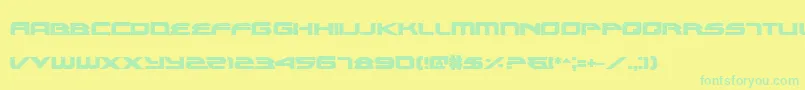 AlexisBold-Schriftart – Grüne Schriften auf gelbem Hintergrund