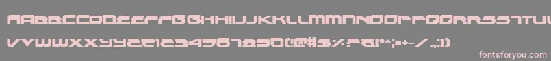 AlexisBold Font – Pink Fonts on Gray Background