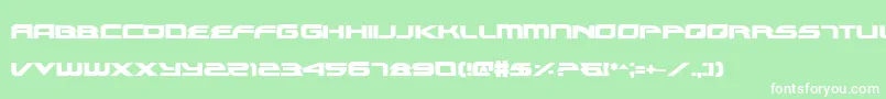 AlexisBold Font – White Fonts on Green Background