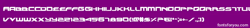 フォントAlexisBold – 紫の背景に白い文字