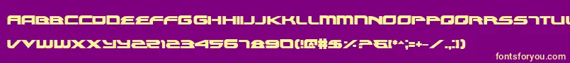 AlexisBold Font – Yellow Fonts on Purple Background