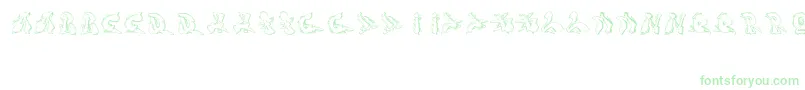 Sotra-Schriftart – Grüne Schriften auf weißem Hintergrund
