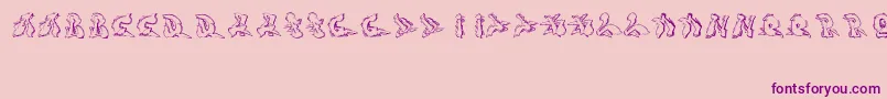 Sotra Font – Purple Fonts on Pink Background