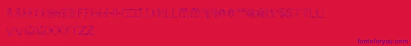 fuente AndersonEmpress2 – Fuentes Moradas Sobre Fondo Rojo