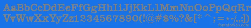 Weitere Informationen zur Black Widow-Schriftart Black Widow-Schriftart – Graue Schriften auf blauem Hintergrund