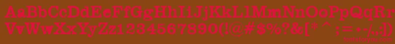 Black Widow Font – Red Fonts on Brown Background