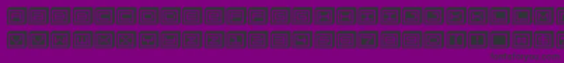 Шрифт Blockobit – чёрные шрифты на фиолетовом фоне