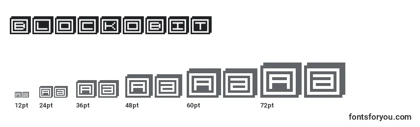 Blockobit Font Sizes