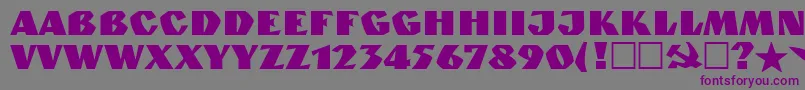 Granitctt Font – Purple Fonts on Gray Background