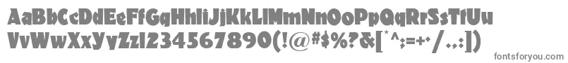Materhornnf Font – Gray Fonts on White Background