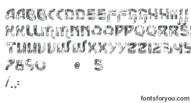 VtksMessage font – vector Fonts