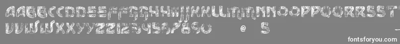 VtksMessage Font – White Fonts on Gray Background