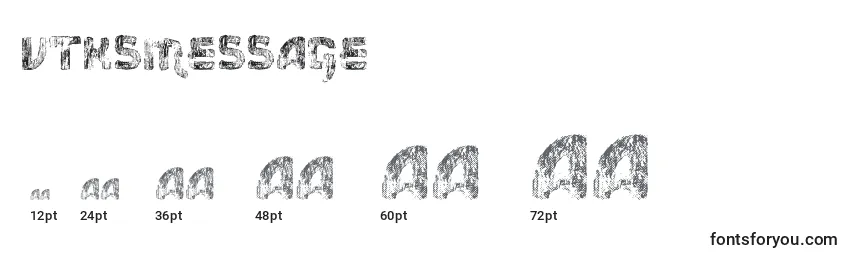 VtksMessage Font Sizes