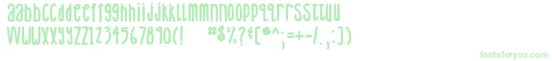 DjbLemonHeadBold-Schriftart – Grüne Schriften