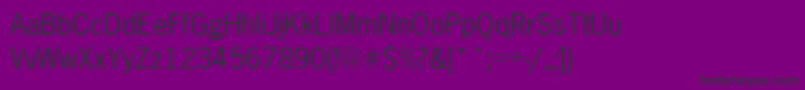 IcenGothicNormal Font – Black Fonts on Purple Background