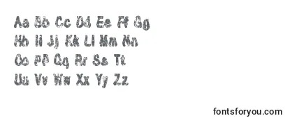 TioemBlackDistressed Font
