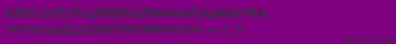 BmdFaerytaleWoods Font – Black Fonts on Purple Background