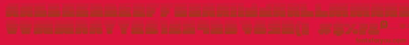 Grandnover2 Font – Brown Fonts on Red Background