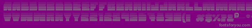 Grandnover2 Font – Gray Fonts on Purple Background
