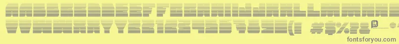 Grandnover2 Font – Gray Fonts on Yellow Background