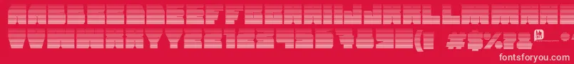 Grandnover2 Font – Pink Fonts on Red Background