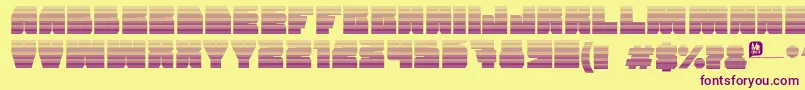Grandnover2 Font – Purple Fonts on Yellow Background