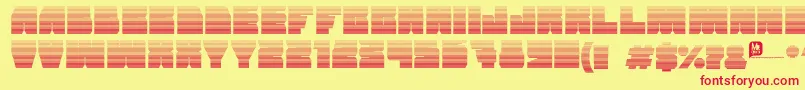 Grandnover2 Font – Red Fonts on Yellow Background