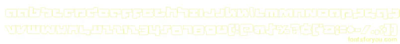Czcionka Boomstickout – żółte czcionki