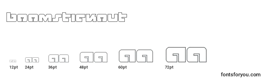 Boomstickout Font Sizes