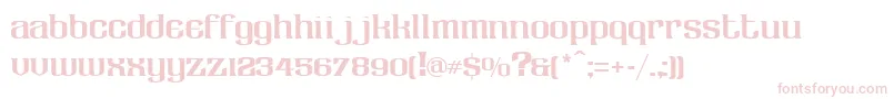 LhfClaretian Font – Pink Fonts on White Background