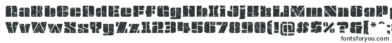 Шрифт OvrkllGrunge – шрифты с обводкой