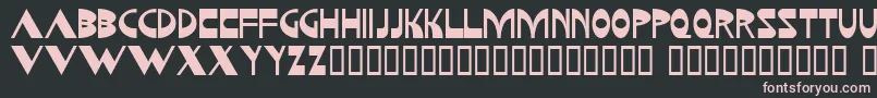 Kozmonauta Font – Pink Fonts on Black Background