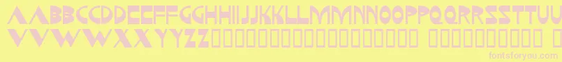 En savoir plus sur la police Kozmonauta Police Kozmonauta – polices roses sur fond jaune