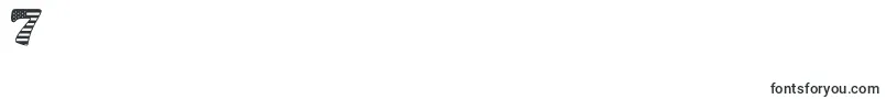 フォントLmsStarSpangled – フォント数字7