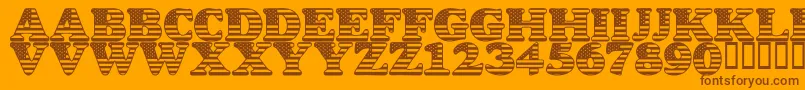 Lisätietoja LmsStarSpangled-fontista LmsStarSpangled-fontti – ruskeat fontit oranssilla taustalla