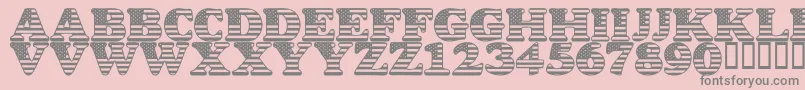 Шрифт LmsStarSpangled – серые шрифты на розовом фоне
