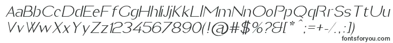 Шрифт ImeldaLightItalic – чёткие шрифты