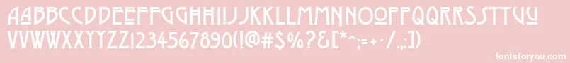 More about DyerArtsAndCrafts Font DyerArtsAndCrafts Font – White Fonts on Pink Background